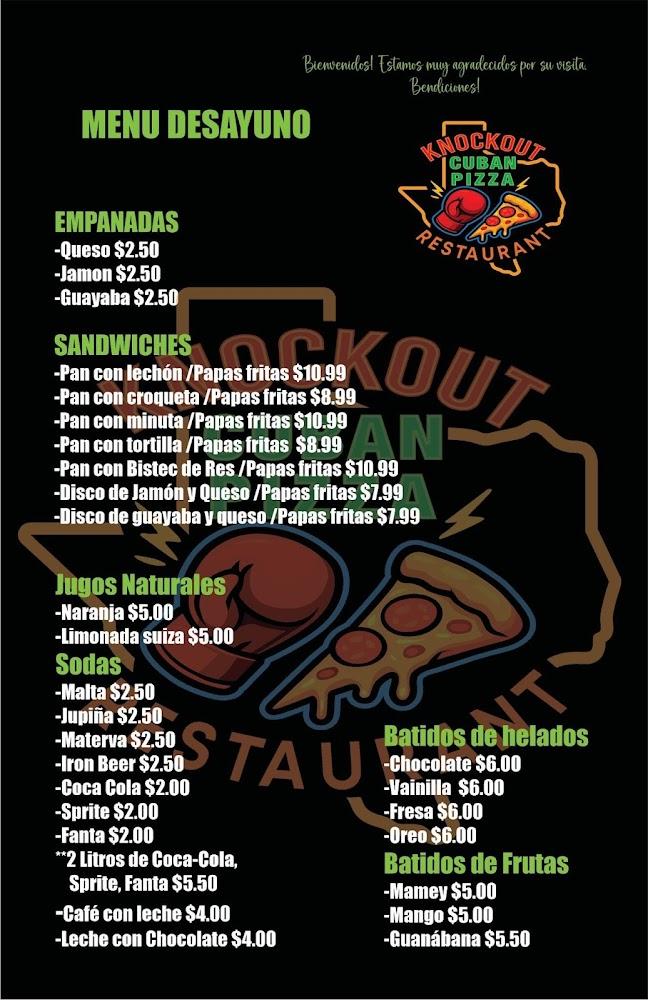 Knockout Menu image 3